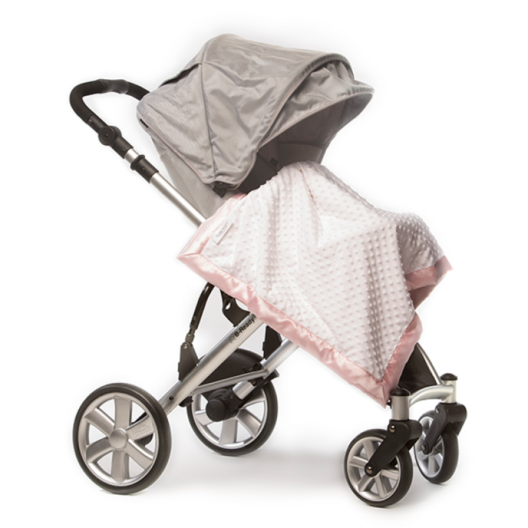 Stroller Blanket Plush Dot with Baby Velvet