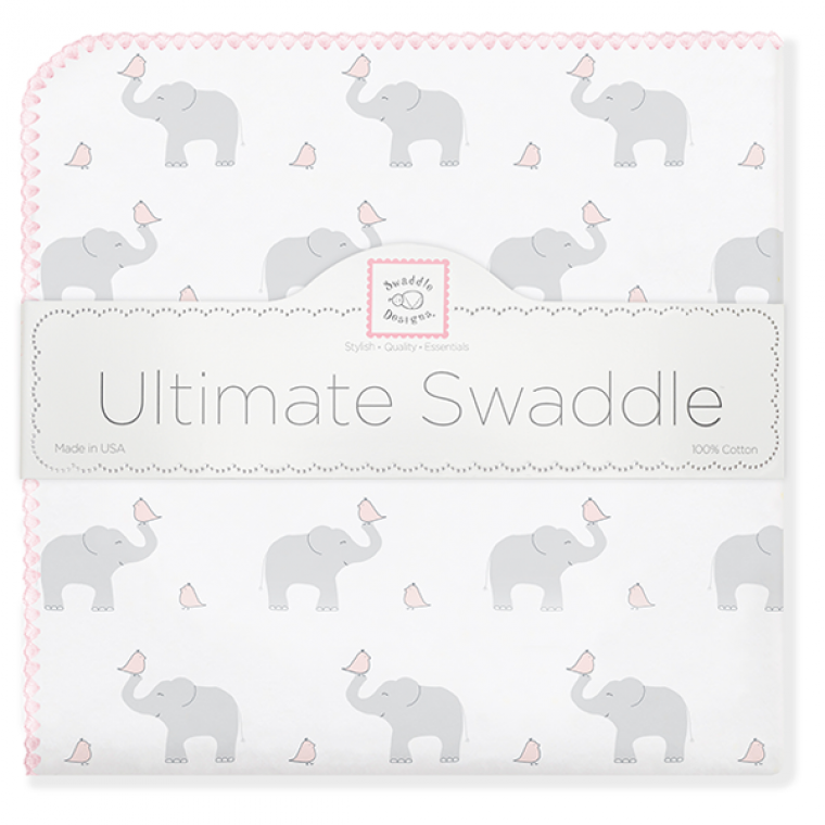 Ultimate Swaddle Elephant & Chickies